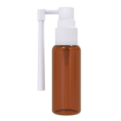  60ml  Amber Color PET Long Neck Spray Pump Bottle  