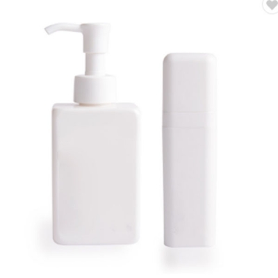 50-200ml Whith PET Plastic Cosmetic Bottle Whit Lotion Pump