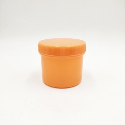 250g Orange Pet Plastic Cream Jar