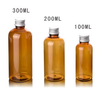 100ml 200ml 300ml Amber Empty Essential Oil Bottle With Screw Cap