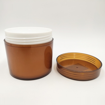 50g Amber Cosmetic Packaging Cream Jar 