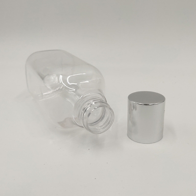 200ml Clear Plastic Squeeze  Disc Top Flip Cap Bottle