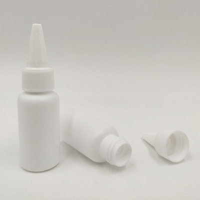 botella plasttic del apretón del PE blanco 60ml