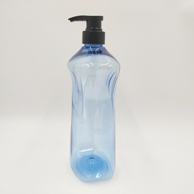 1000ml Transparent Shampoo Shower Gel Pet Bottle