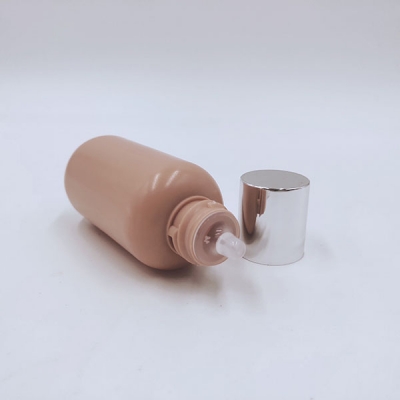  50ml  Pink Color PE Cosmetic Plastic Bottle 