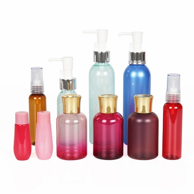50-300ml Colour Cosmetic Pump  Pet  Lotion Bottle