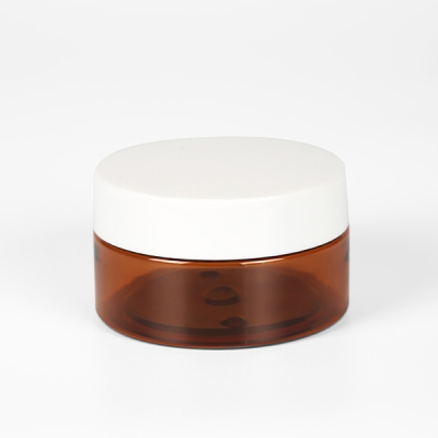 100g Amber Cosmetic Skin Care PP Plastic Jar 