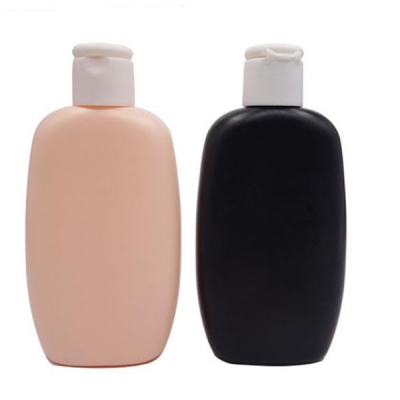 Botellas de plástico HDPE de 100 ml con tapa superior abatible