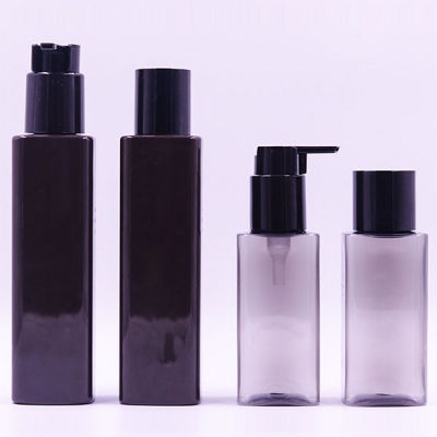120ml 180ml Transparent PET Plastic Cosmetic Bottle