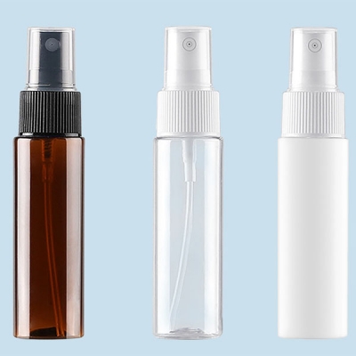  20ml PET Cosmetic Packaging Bottle With Spray Pump