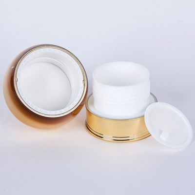 20g PP Plastic Facial Skin Cosmetic Cream Jars