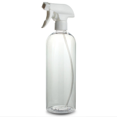 750ML Transparent PET Plastic Hand Trigger Spray Bottle 