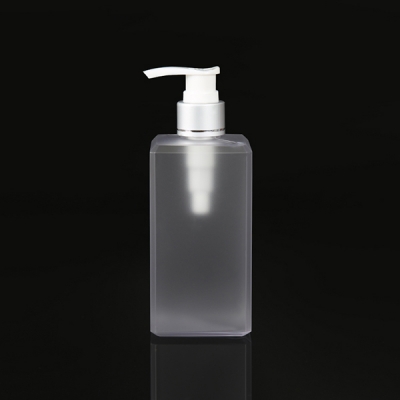 200ml-300ml Square Clear Plastic PET Bottle for shampoo