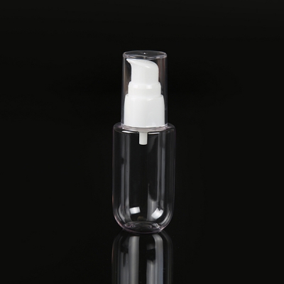 100ml Transparent Plastic Toner Water Bottle With Lotion Pump