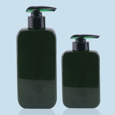 180ml 280ml Cosmetic Shampoo Packing Black Plastic Pet Bottle