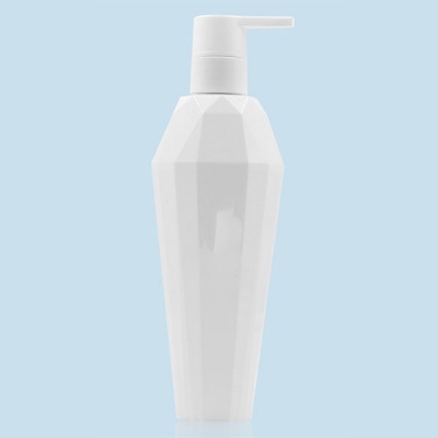 300ml  White PETG Shampoo Bottle With Lotion Pump