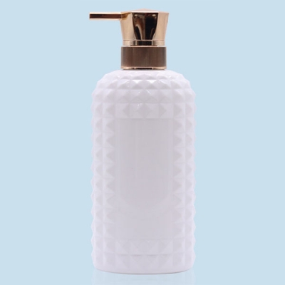 450ml Gold Lotion Pump Shampoo Plastic Pet Bottle