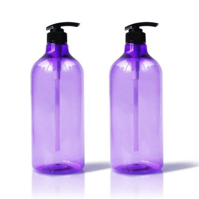 1100ml Cosmetic Shampoo Lotion Pet Plastic Packing Bottle