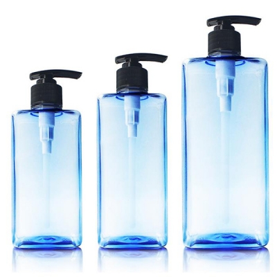 Cosmetic Packaging 300ml 500ml 1000ml Square Bottle for Shampoo