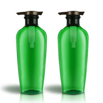 500ml Green Clear Plastic Shampoo Lotion Pump Bottle