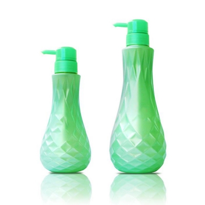 300ml 500ml Green Clear Plastic Wash Hand Lotion Pump Bottle
