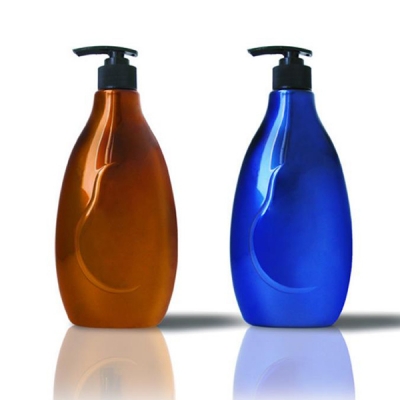 500ml Colorful Empty Pet Plastic Shampoo Bottle