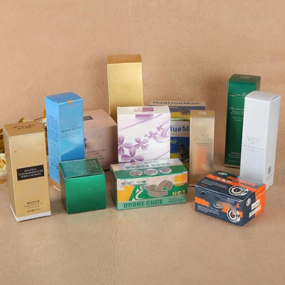 Caja de papel de embalaje de regalo cosmético personalizado de fábrica