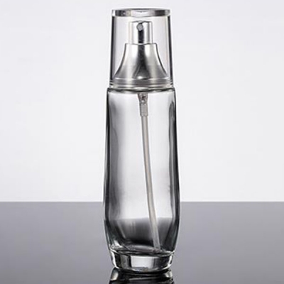 100ml Transparent Cylinder Glass Perfume Spray Bottle