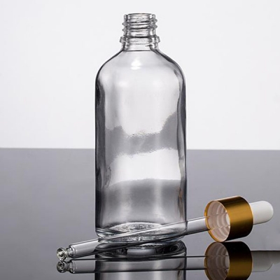 100 ml Clear Glass Essentiol Oil Dropper Bottle