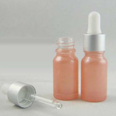 10ml Pink Essential Oil Glass Bottle with Dropper