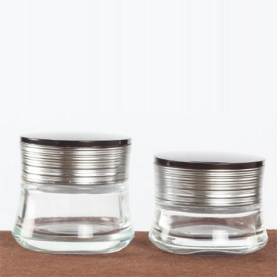 Cosmetic Packaging 30g 50g Transparent Glass Cream Jar