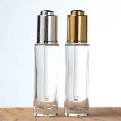 30ml Transparent Lotion Pump Essentiol Oil Glass Bottle