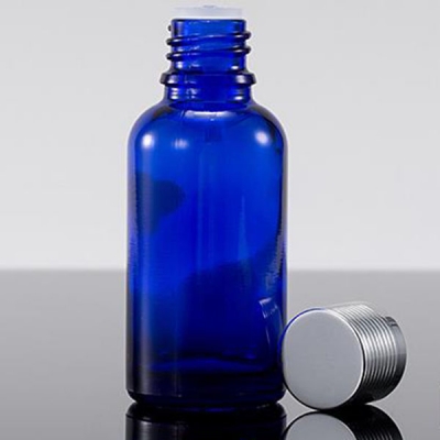 30ml Blue Essential Oil Screw Cap Glass Bottle