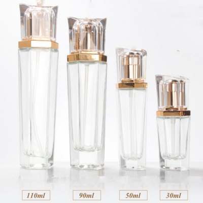30ml-110ml  Perfume Glass Bottle with  Acrylic Cap