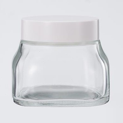 50g Cosmetic Packaging Transparent Glass Cream Jar 