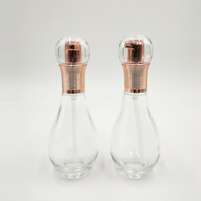15ml botellas de spray de emulsión de vidrio transparente