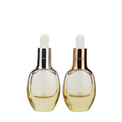 Cosmetic Essential Oil 35ml Transparent Glass Bottles 