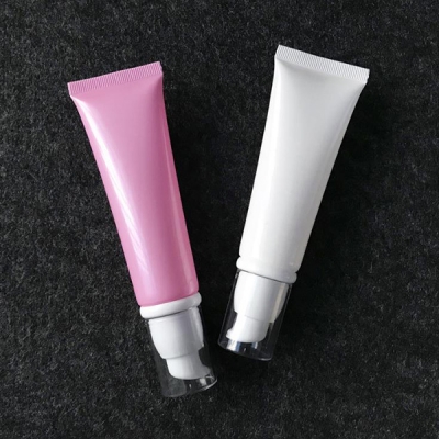 50g Plastic Cosmetic Pe Soft Tube With Pump