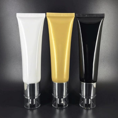 WT50ml Plastic Cosmetic Soft Tube with Lotion Pump