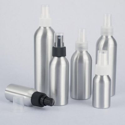 300ml Classic Metal Packaging Matte Aluminum Bottle With Pump 
